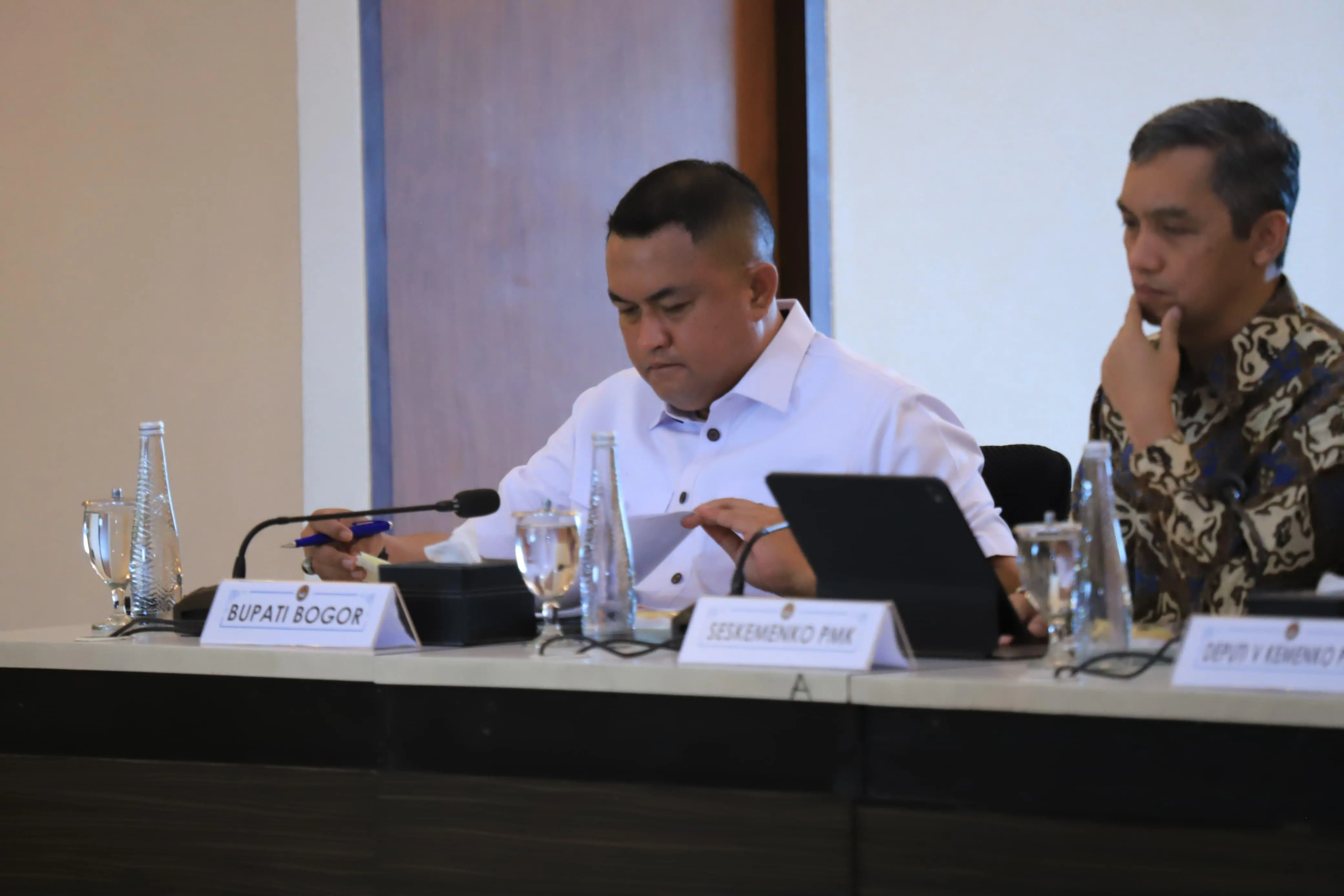 Bupati Bogor Ikuti Rapat Tingkat Menteri Bahas Banjir Jabodetabek