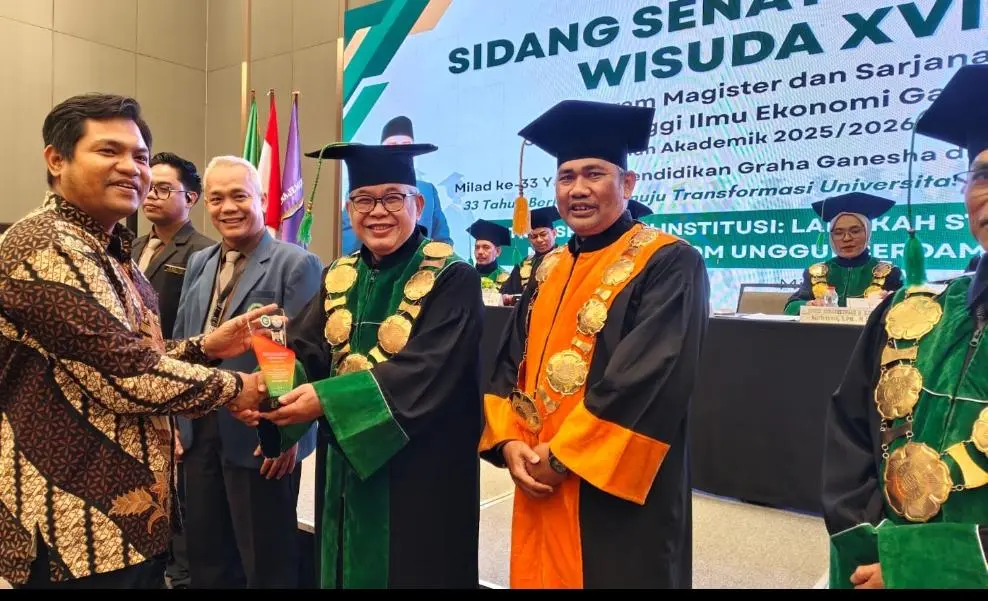 Wisuda XVI STIE Ganesha dan Milad ke-33, Mantapkan Transformasi Menuju Universitas Graha Ganesha