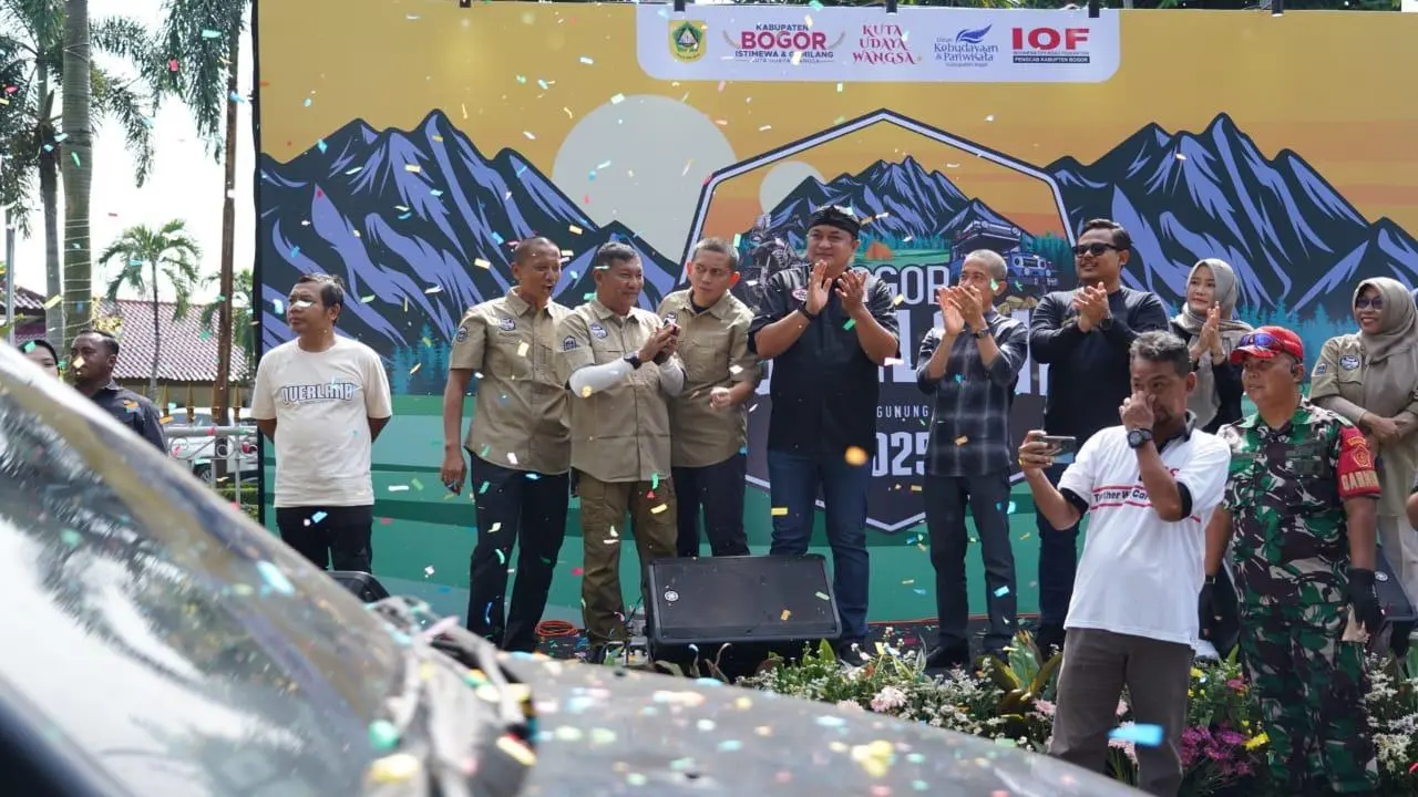 Bupati Bogor Lepas 354 Peserta Overland 2025, Promosikan Wisata Alam Halimun Salak
