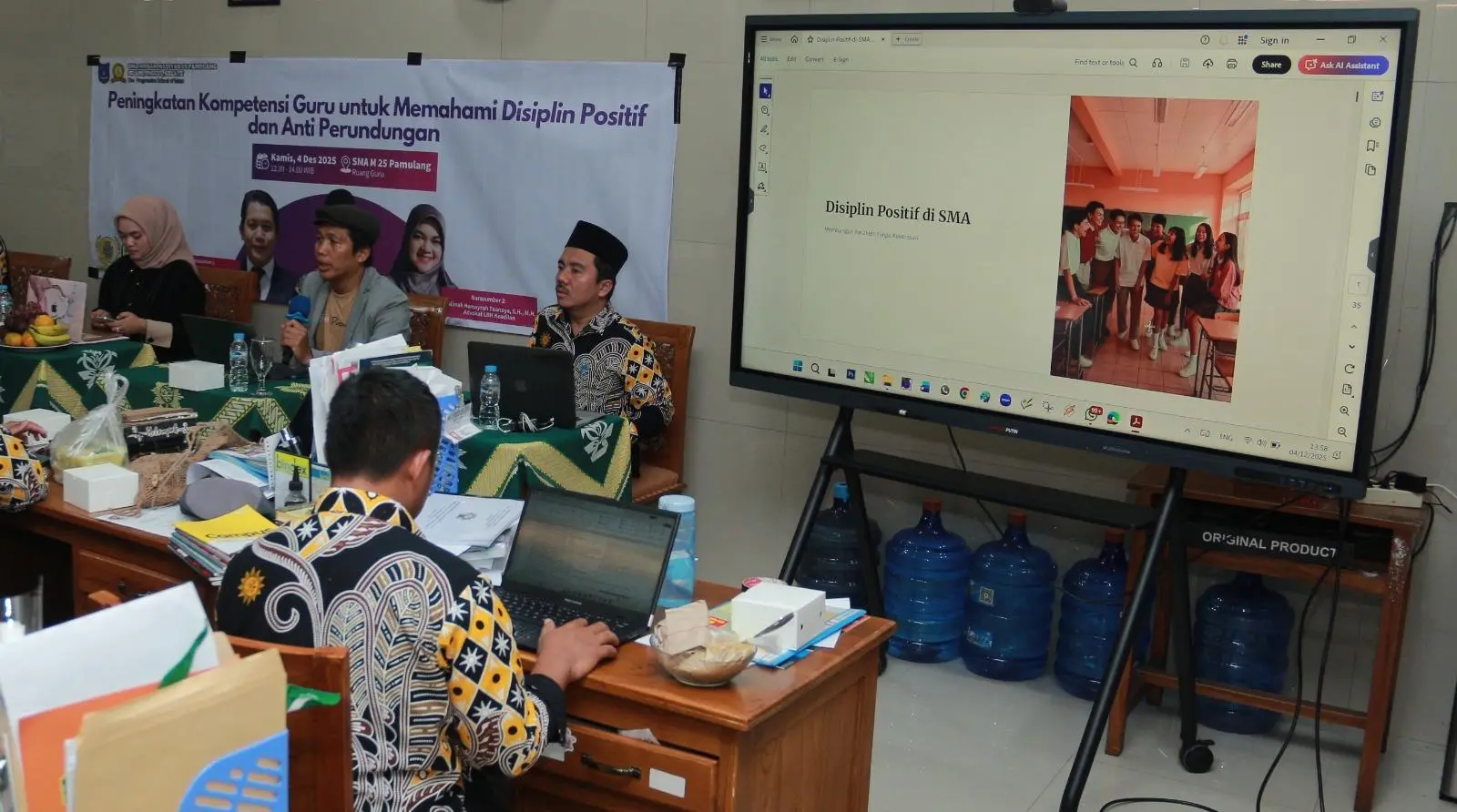 Cegah Kekerasan di Sekolah, SMA Muhammadiyah 25 Pamulang Gelar Pelatihan Disiplin Positif