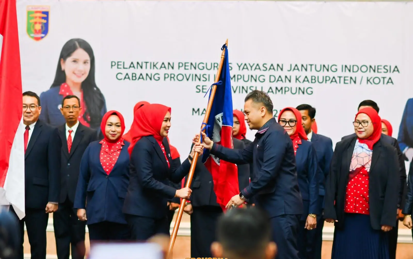 Bupati Nanda Indira Dilantik Sebagai Ketua YJI Cabang Pesawaran Periode 2025–2030