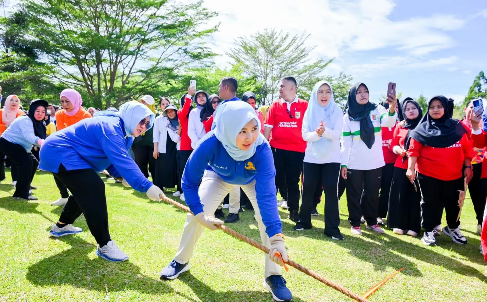 Beragam Perlombaan Semarakkan HUT KORPRI ke-54 Kabupaten Pesawaran