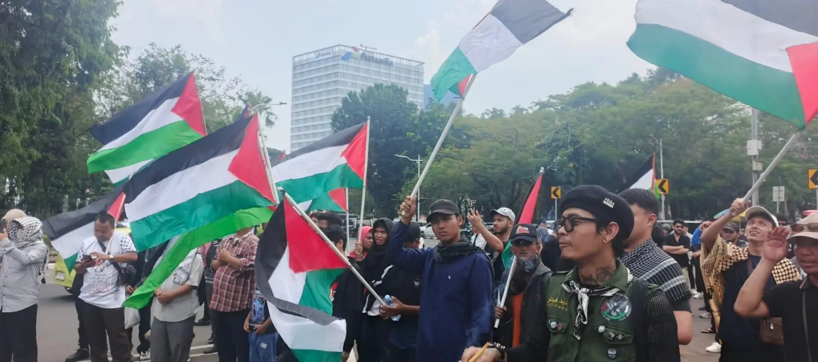 Ratusan Aktivis di Jakarta Serukan Bubarkan Israel, Tolak Normalisasi Hubungan dan Solusi Dua Negara