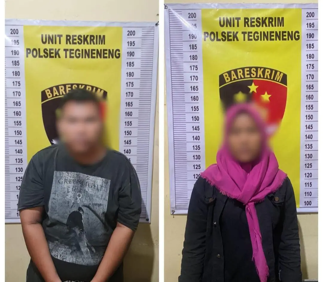 Gondol Harta Orang Tua, Pasutri di Pesawaran Ditangkap Polisi