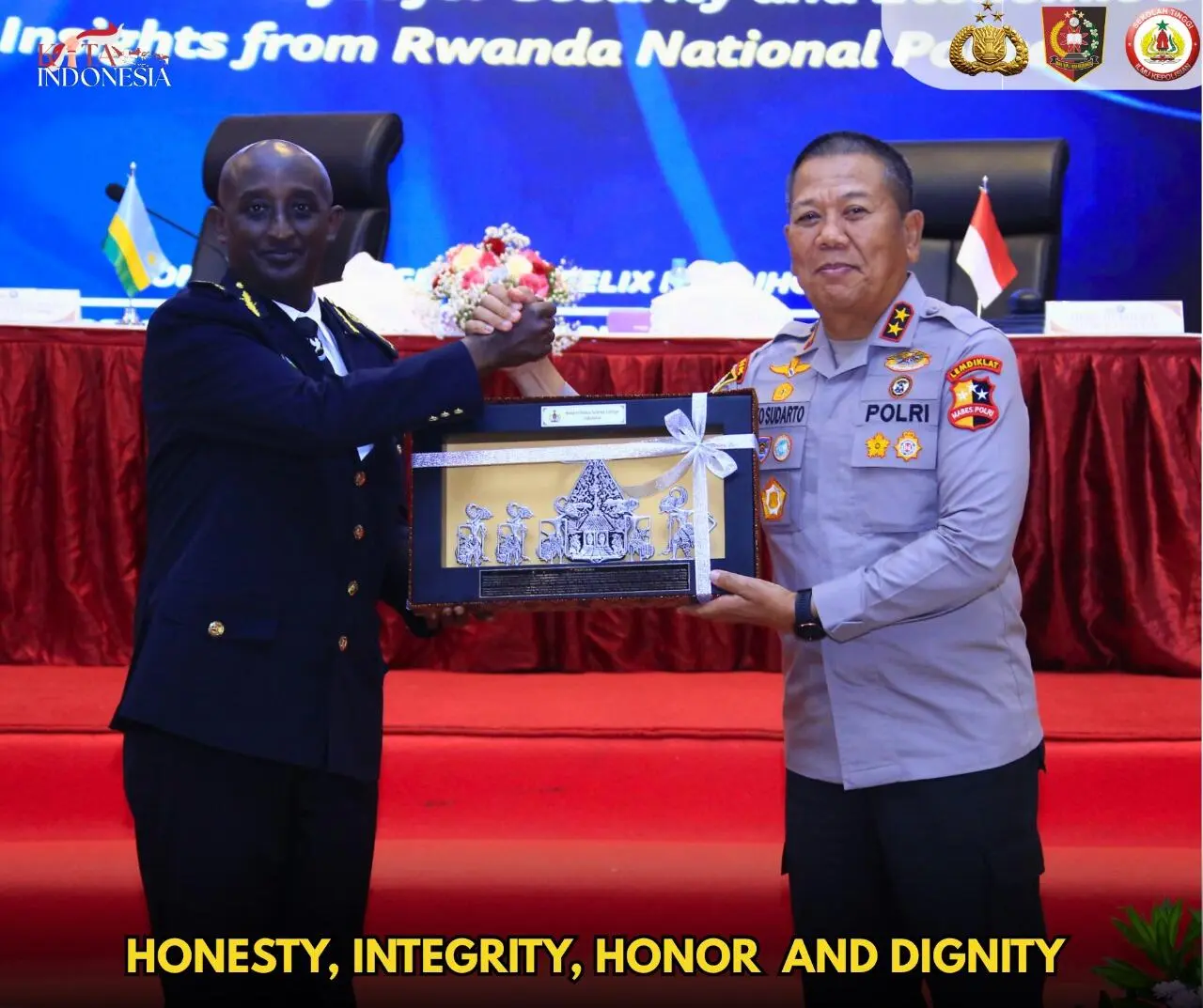 STIK Lemdiklat Polri dan Rwanda National Police Jalin Kerja Sama Pengembangan Pendidikan Kepolisian