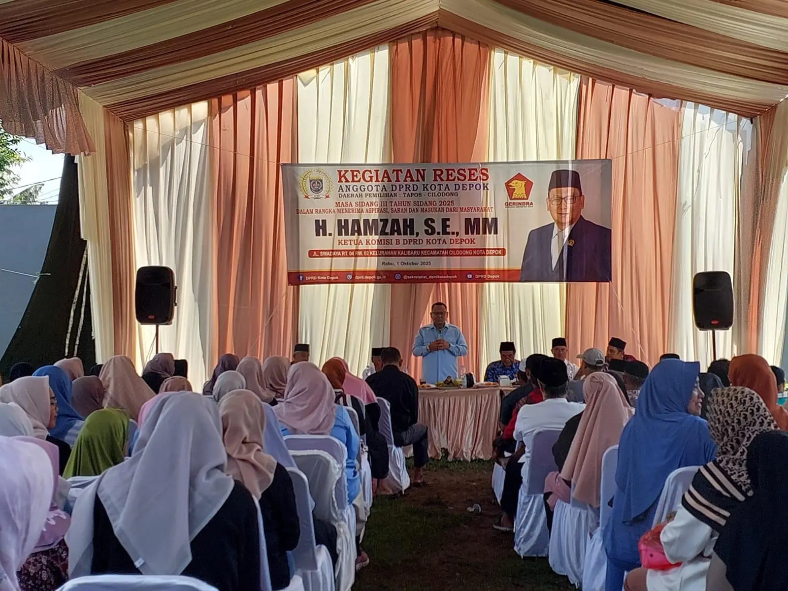 Reses Pertama, Hamzah Ingatkan Surat Edaran Wali Kota dan Tegaskan Pentingnya Aspirasi Masyarakat