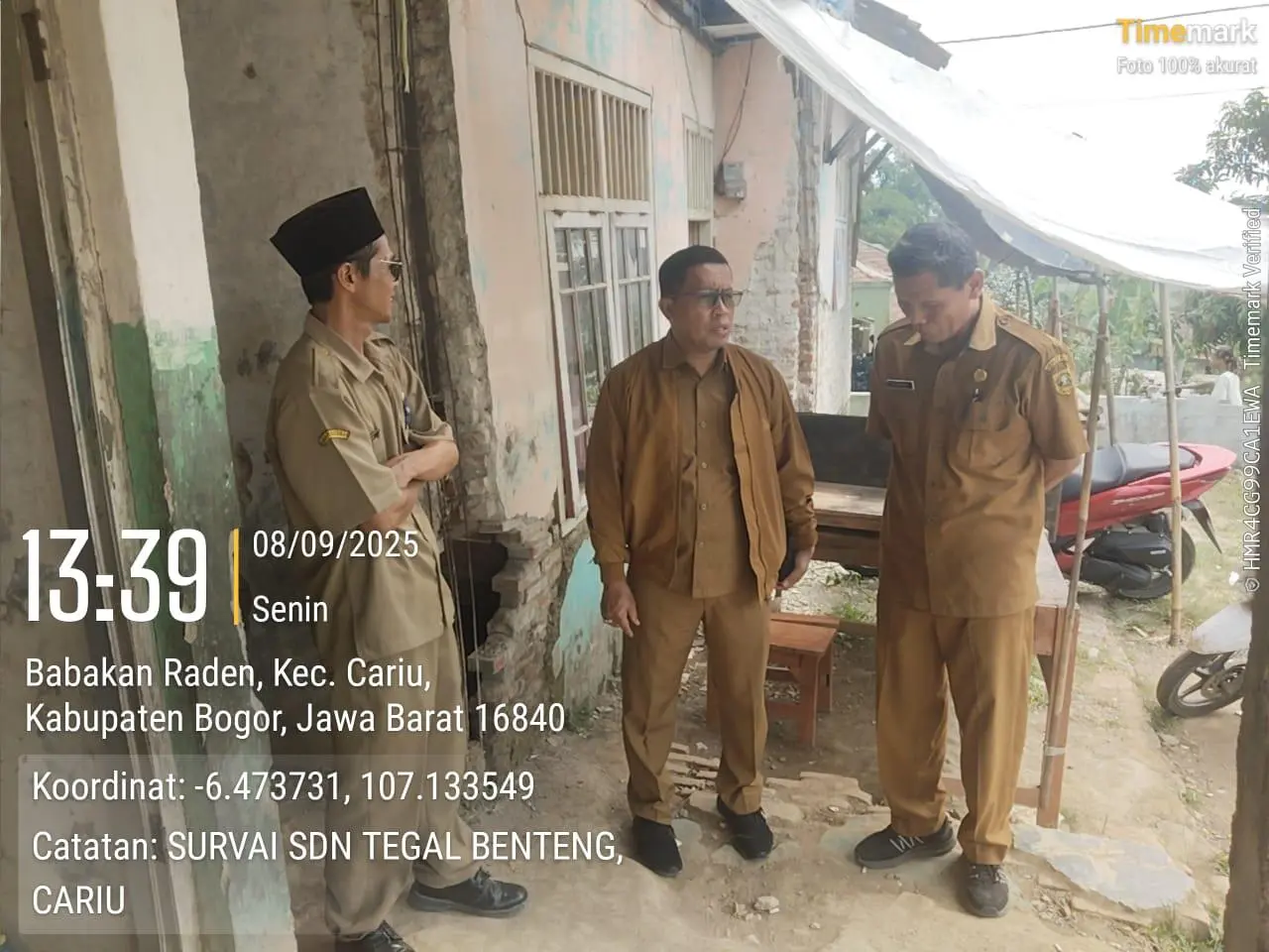 Bangunan SDN Tegal Benteng Retak dan Rusak, Disdik Janjikan Pembangunan Bertahap