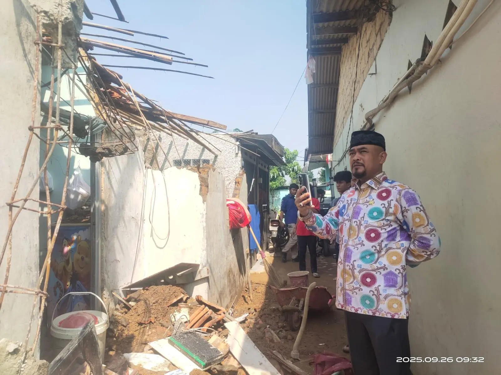 Rumah Warga Roboh di Rangkapanjaya, Gerindra: Pemkot Harus Hadir Cepat