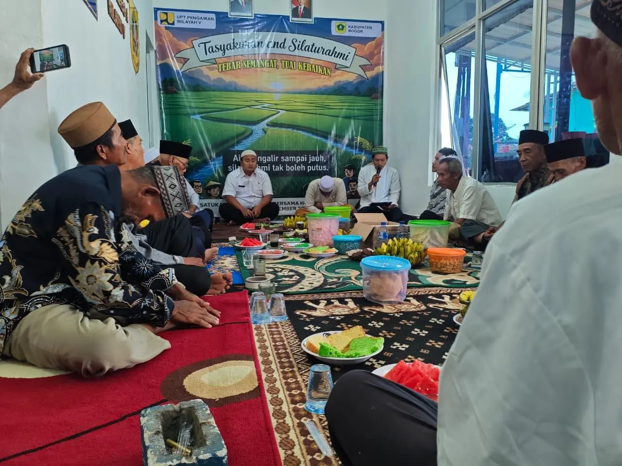 UPT Irigasi Wilayah V Tebar Santunan Anak Yatim di Acara Tasyakuran