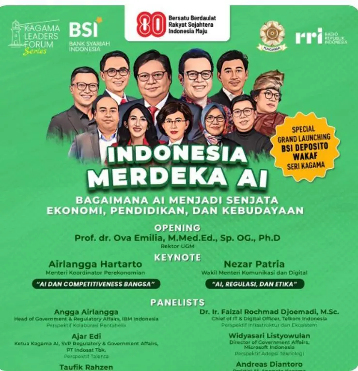Indonesia Dorong AI Jadi Senjata Ekonomi, Pendidikan, dan Kebudayaan