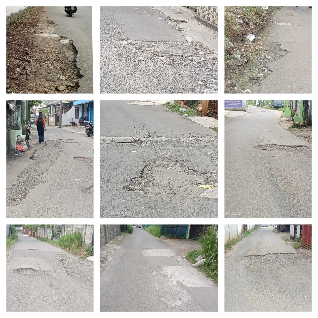 Standar PUPR Diabaikan, Tambalan Jalan di Bogor Cepat Rusak