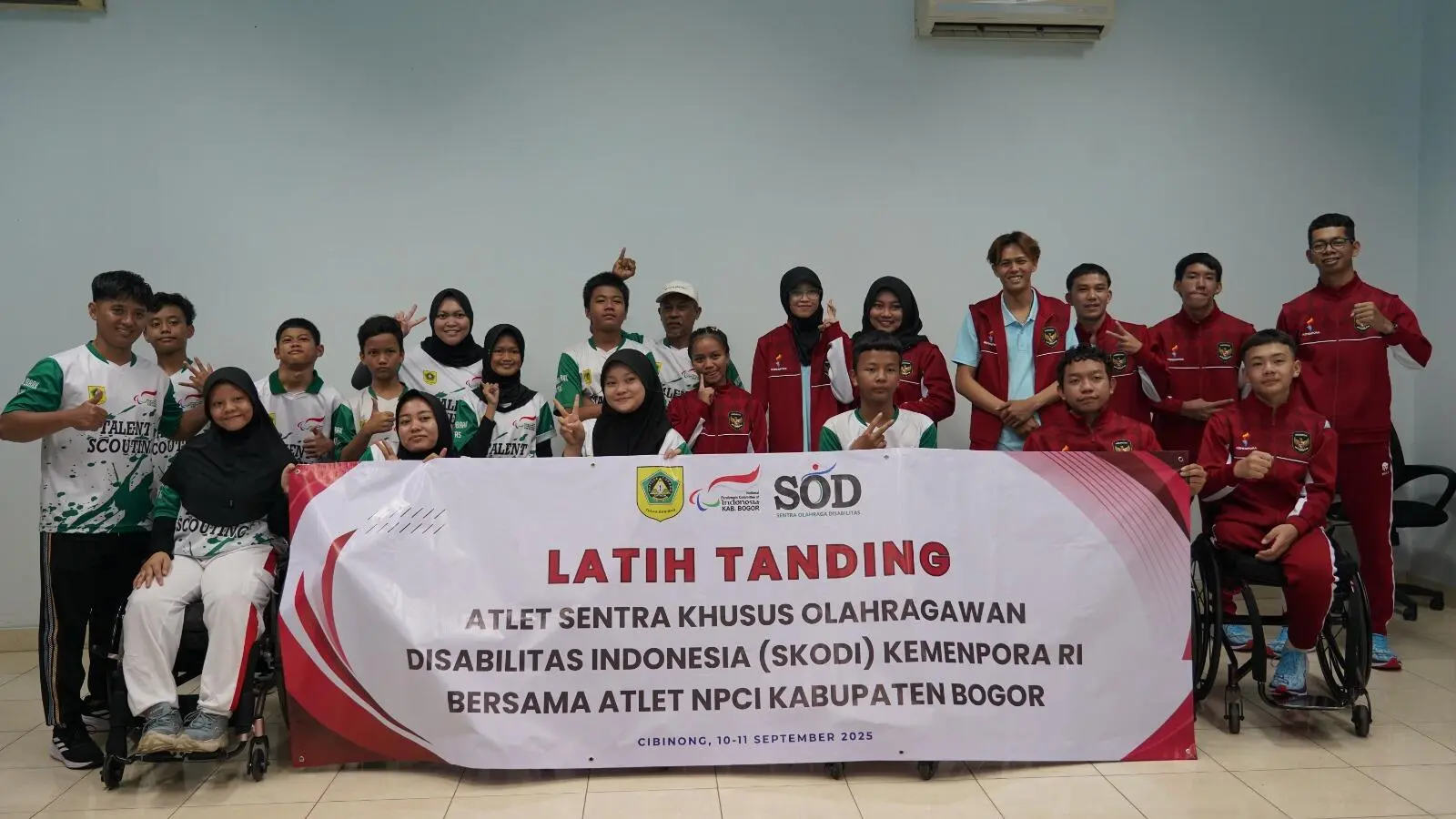 NPCI Bogor Perkuat Pembinaan Atlet Disabilitas Lewat Latih Tanding Bersama SKODI