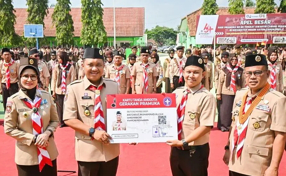 Apel Besar Hari Pramuka ke-64 di Pesawaran, Ka. Mabicab Tekankan Ketahanan Bangsa