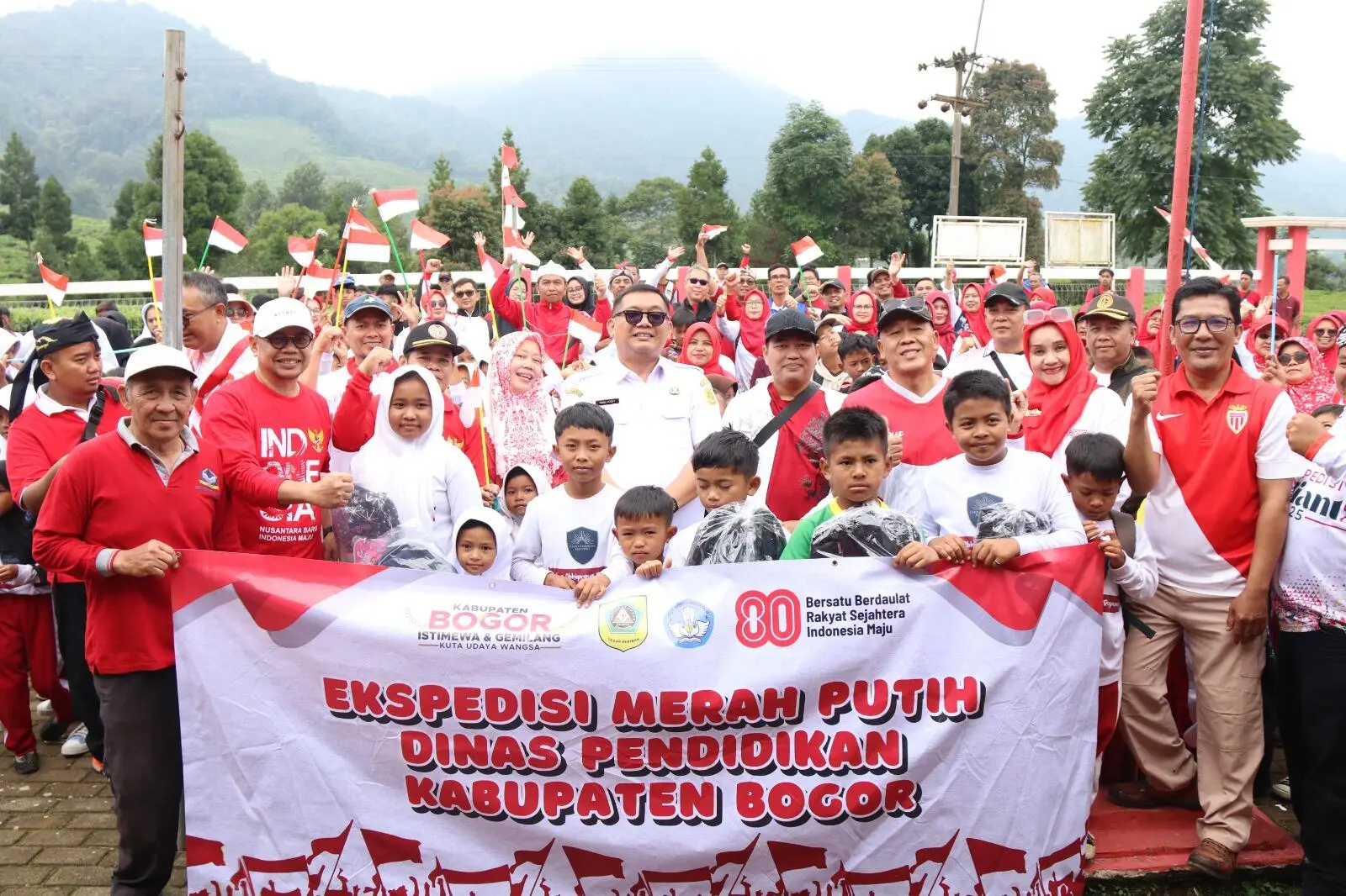 Ekspedisi Merah Putih, MKKS SMPN Kabupaten Bogor Tanamkan Semangat Persatuan dan Kepedulian