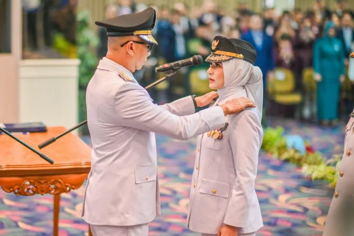 Nanda Indira Bastian dan Antonius Ali Resmi Dilantik Jadi Bupati–Wakil Bupati Pesawaran 2025–2030