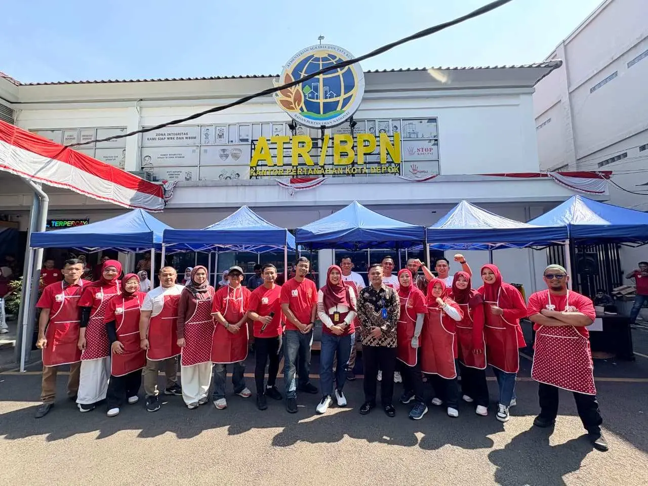 BPN Kota Depok Gelar Lomba HUT ke-80 RI, Libatkan Semua Seksi dan Tetap Jaga Pelayanan
