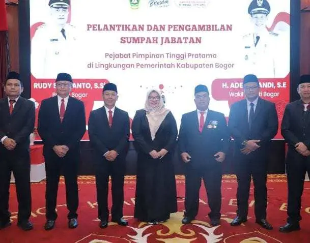 Jelang HUT RI ke-80, Tujuh Pejabat Eselon II Pemkab Bogor Resmi Dilantik