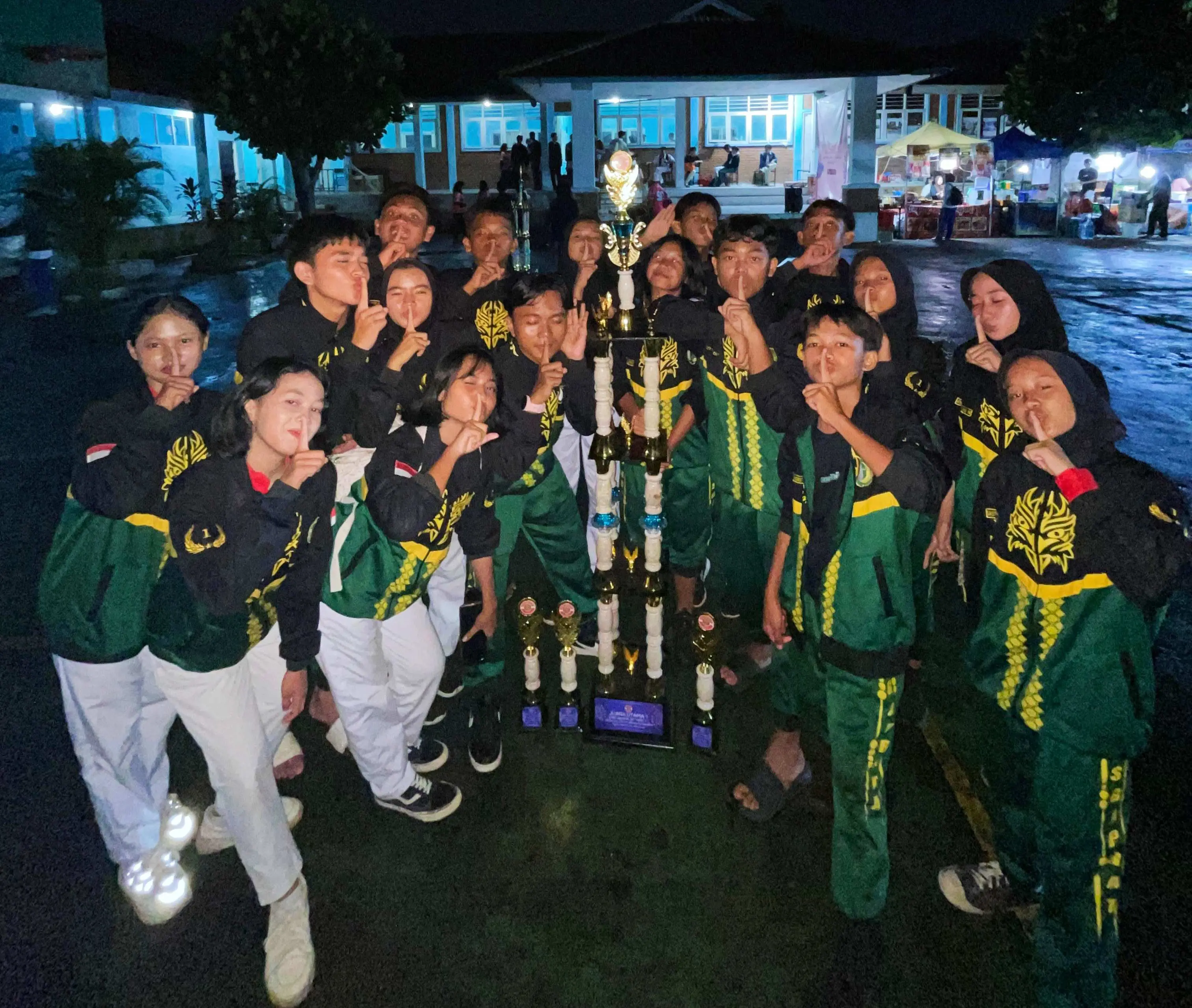 Pasukan PBB SMPN 1 Kemang Tampil Gemilang dan Bawa Pulang Juara Utama