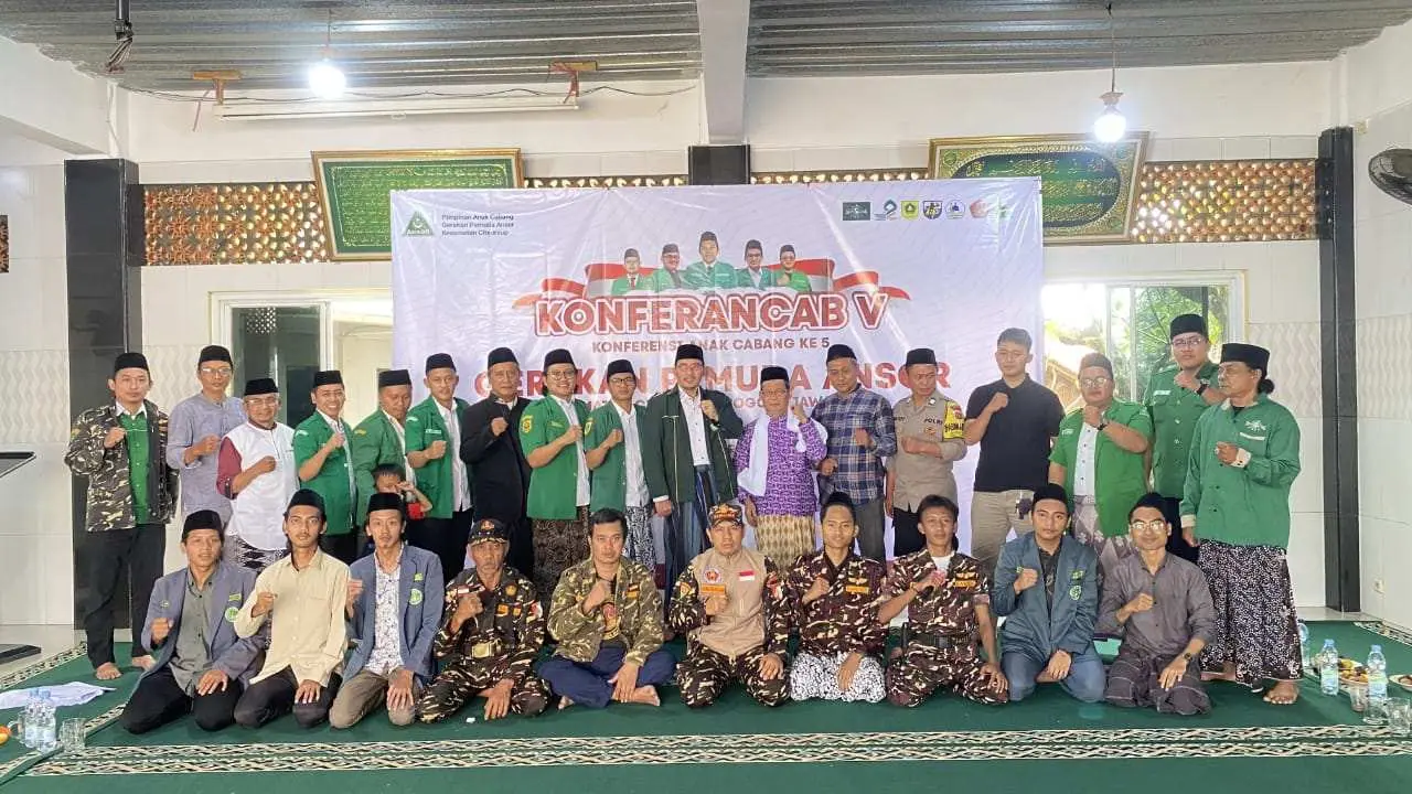 Konferancab ke-5, GP Ansor Citeureup Pilih Ketua Baru Secara Aklamasi