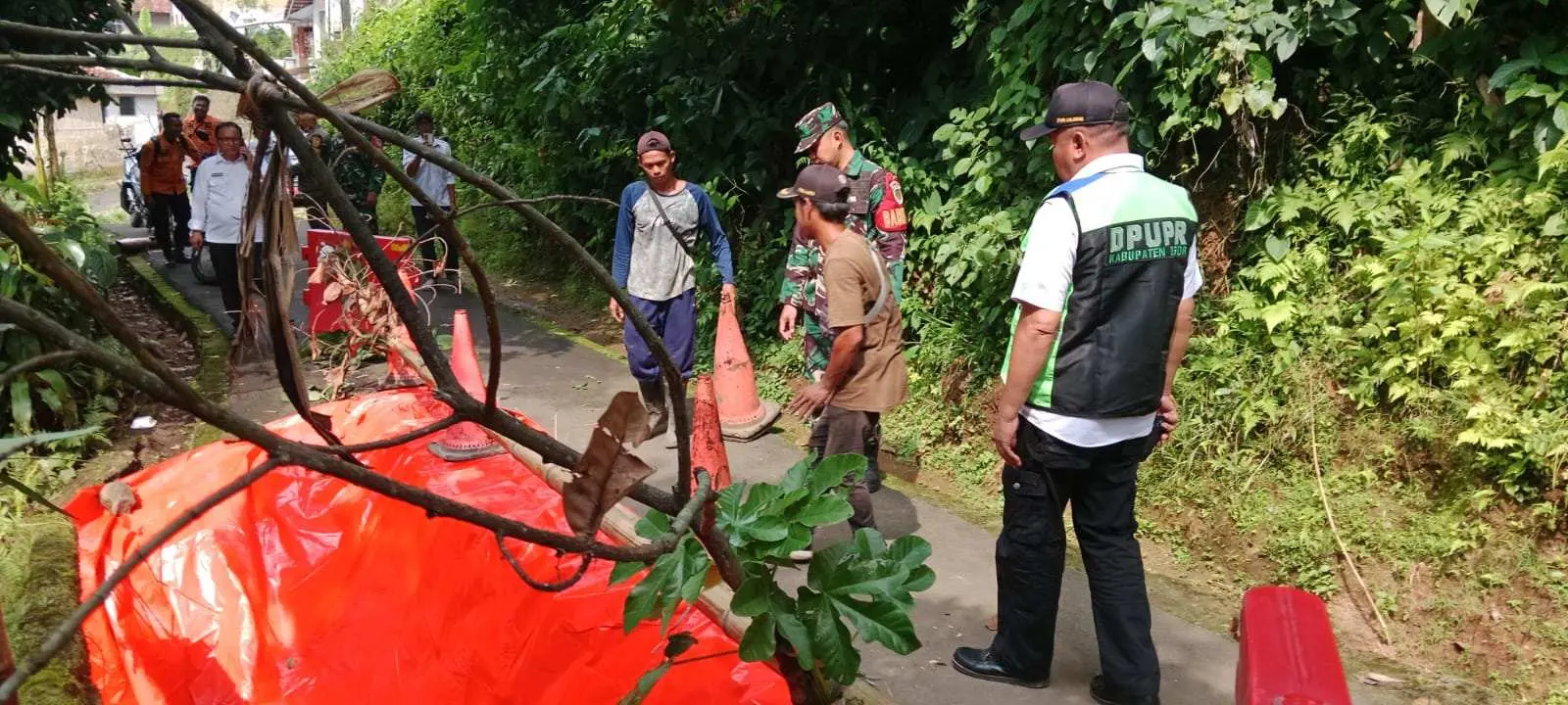 Longsor di Leuwiliang, Respons Cepat UPT dan PUPR Dipuji Warga