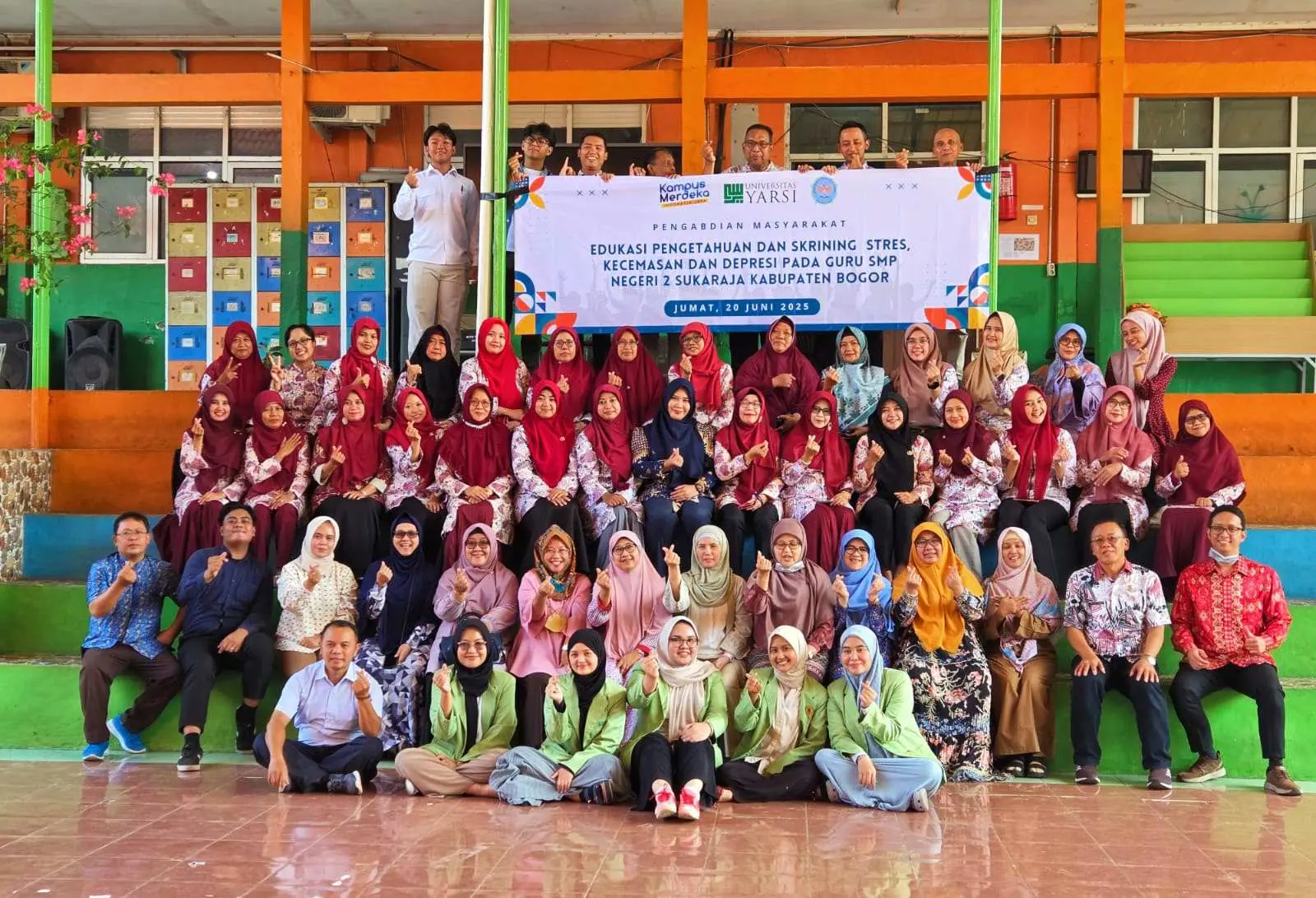 SMPN 2 Sukaraja Gandeng Universitas YARSI Gelar Edukasi Kesehatan Mental untuk Guru