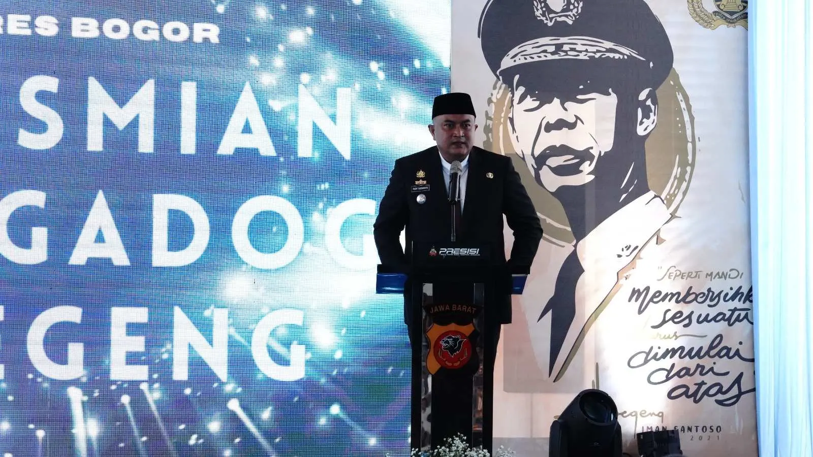 Pos Gadog Hoegeng dan Jalan Hoegeng Diresmikan, Bupati Bogor Apresiasi Keteladanan Tokoh Bangsa