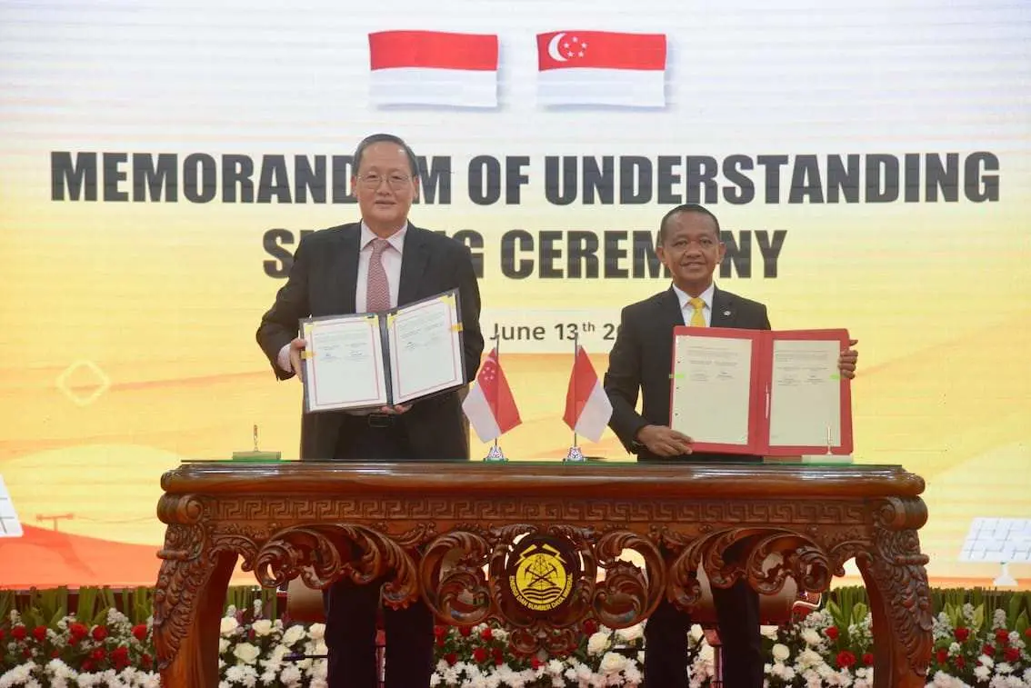 Indonesia–Singapura Siapkan Investasi USD10 Miliar untuk Energi Bersih dan Industri Hijau di Kepri