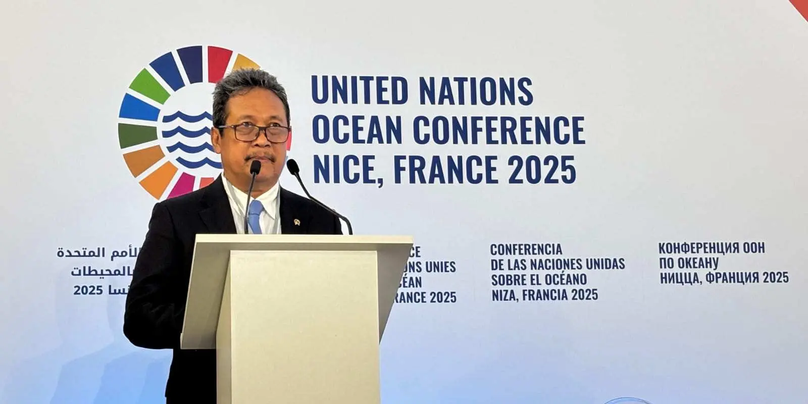 Menteri Trenggono Tegaskan Komitmen Indonesia di Konferensi Kelautan PBB