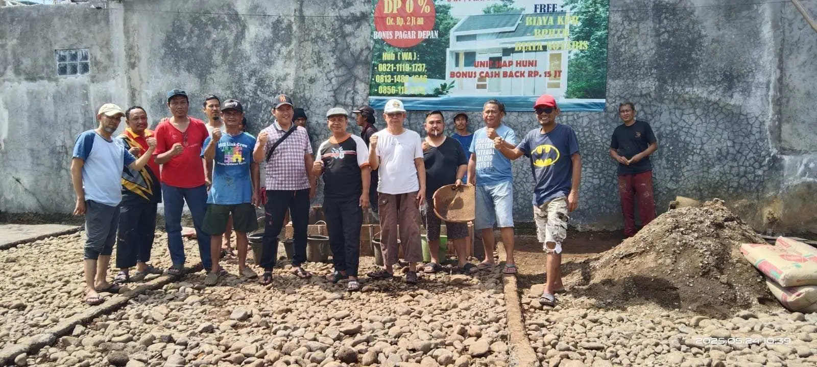 Wujudkan Mimpi, Warga RW 09 Desa Bojong Rangkas Gotong Royong Buat Lapangan Olahraga