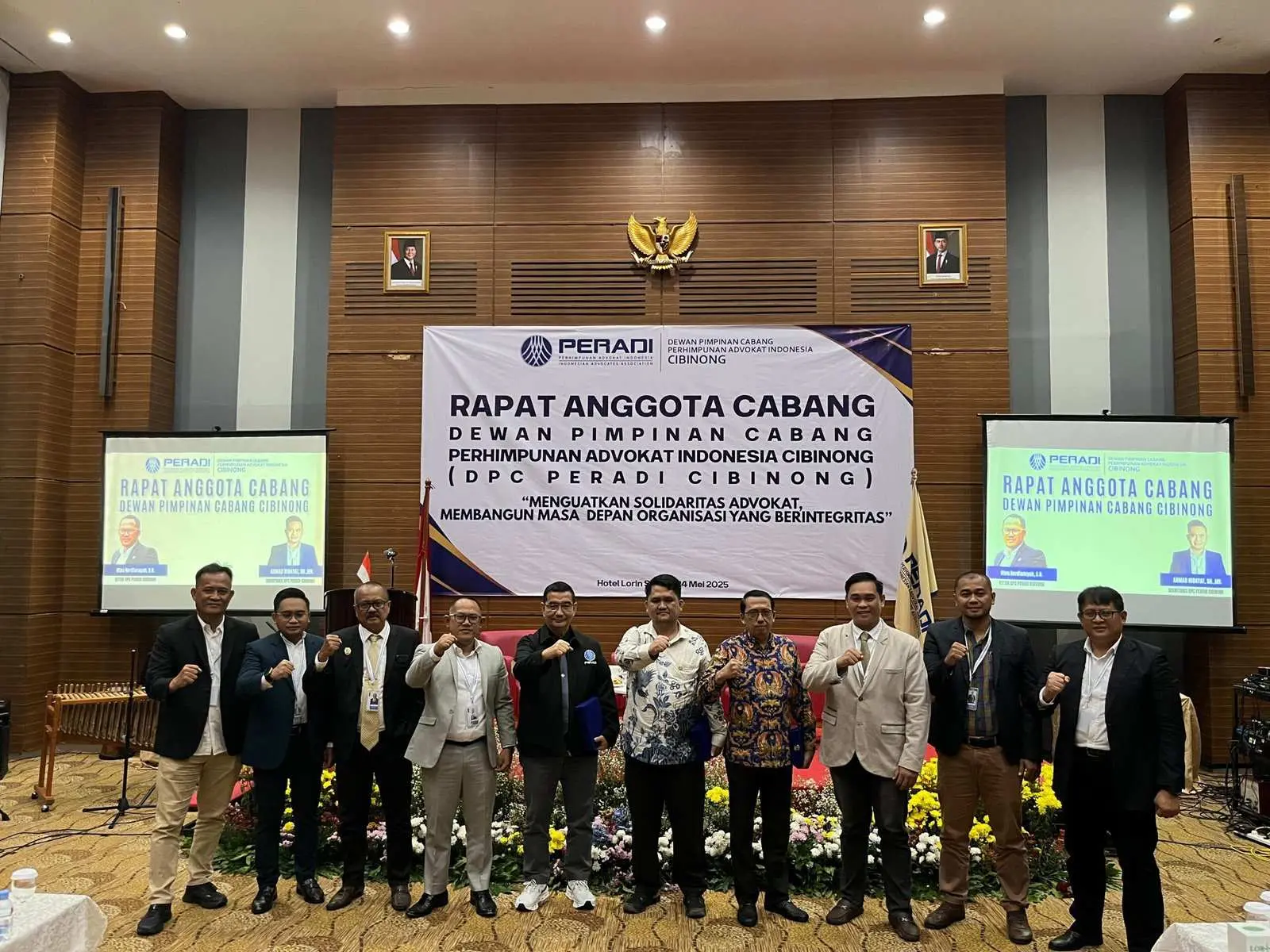 Rapat Anggota DPC Peradi Cibinong, Oteu Herdiansyah: Momentum Evaluasi