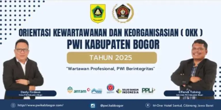 OKK PWI Kabupaten Bogor 2025 Siap Digelar, Pesertanya dari Berbagai Wilayah