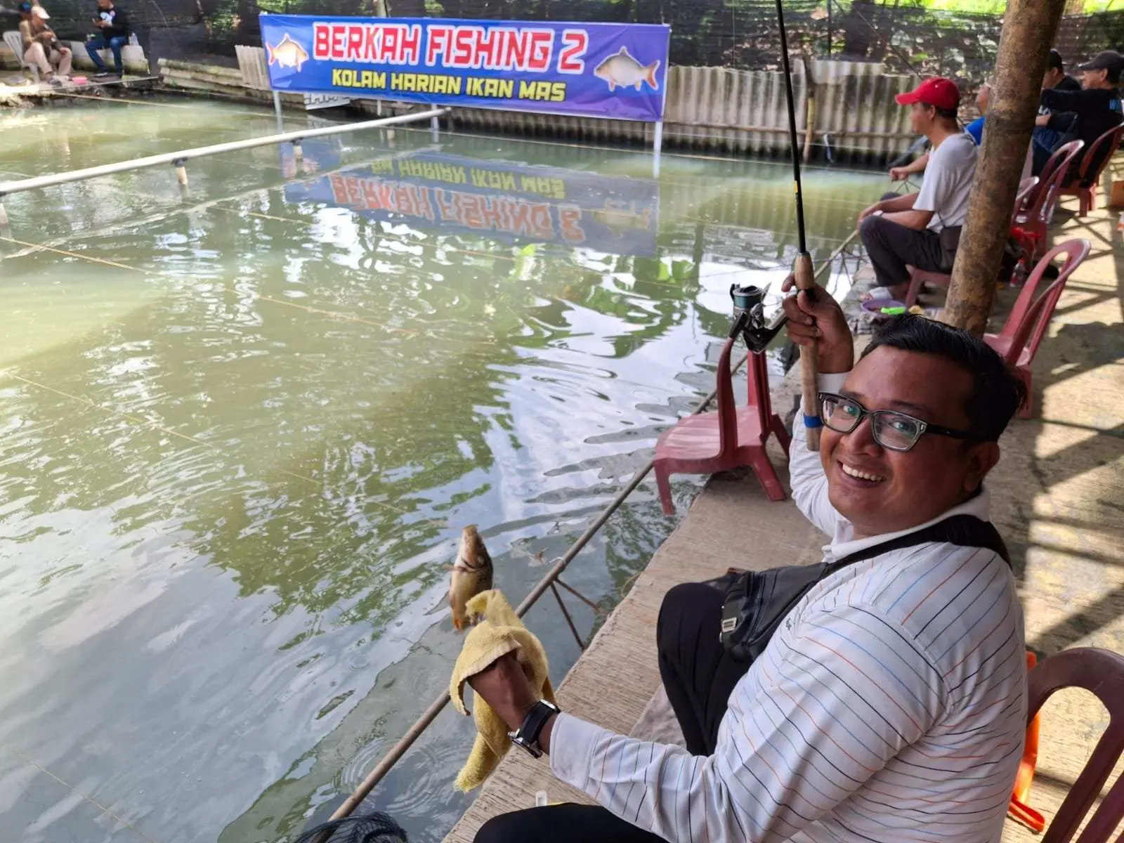 Sambut HUT Kota Depok Ke 26 Jurnalis PWOIN Gelar Mancing Bersama