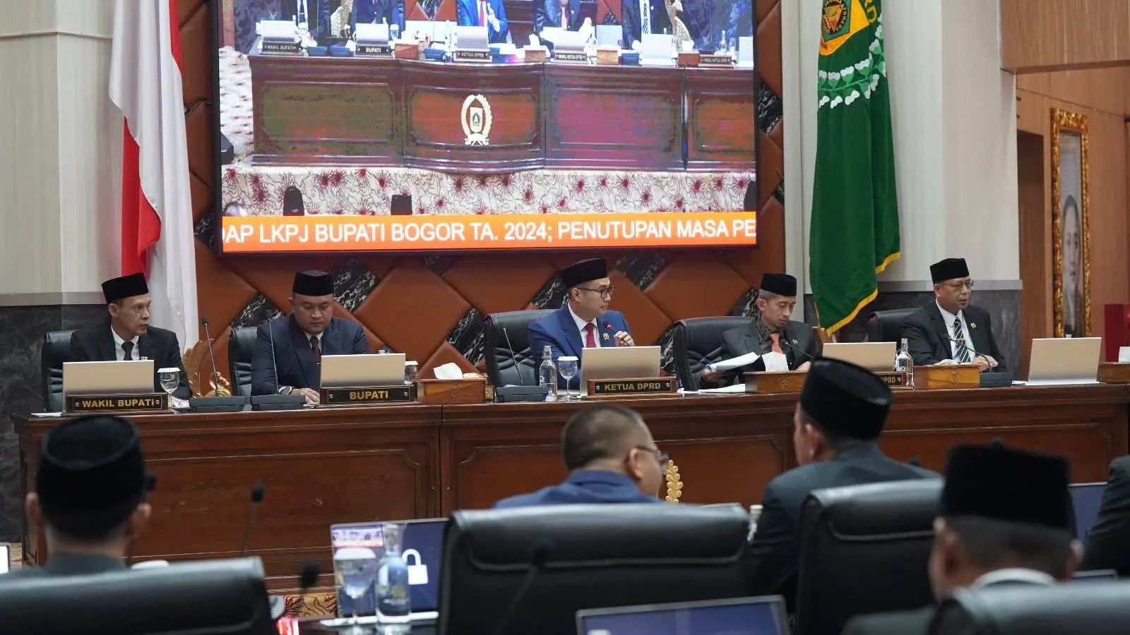 Rapat Paripurna DPRD Kabupaten Bogor Bersama Pemkab Bahas Propemperda Tahun 2025