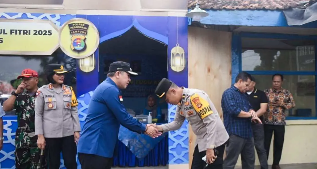 Pastikan Kelancaran Pemudik, Bupati Dendi Ramadhona Tinjau Pos Pengamanan Lebaran Idul Fitri