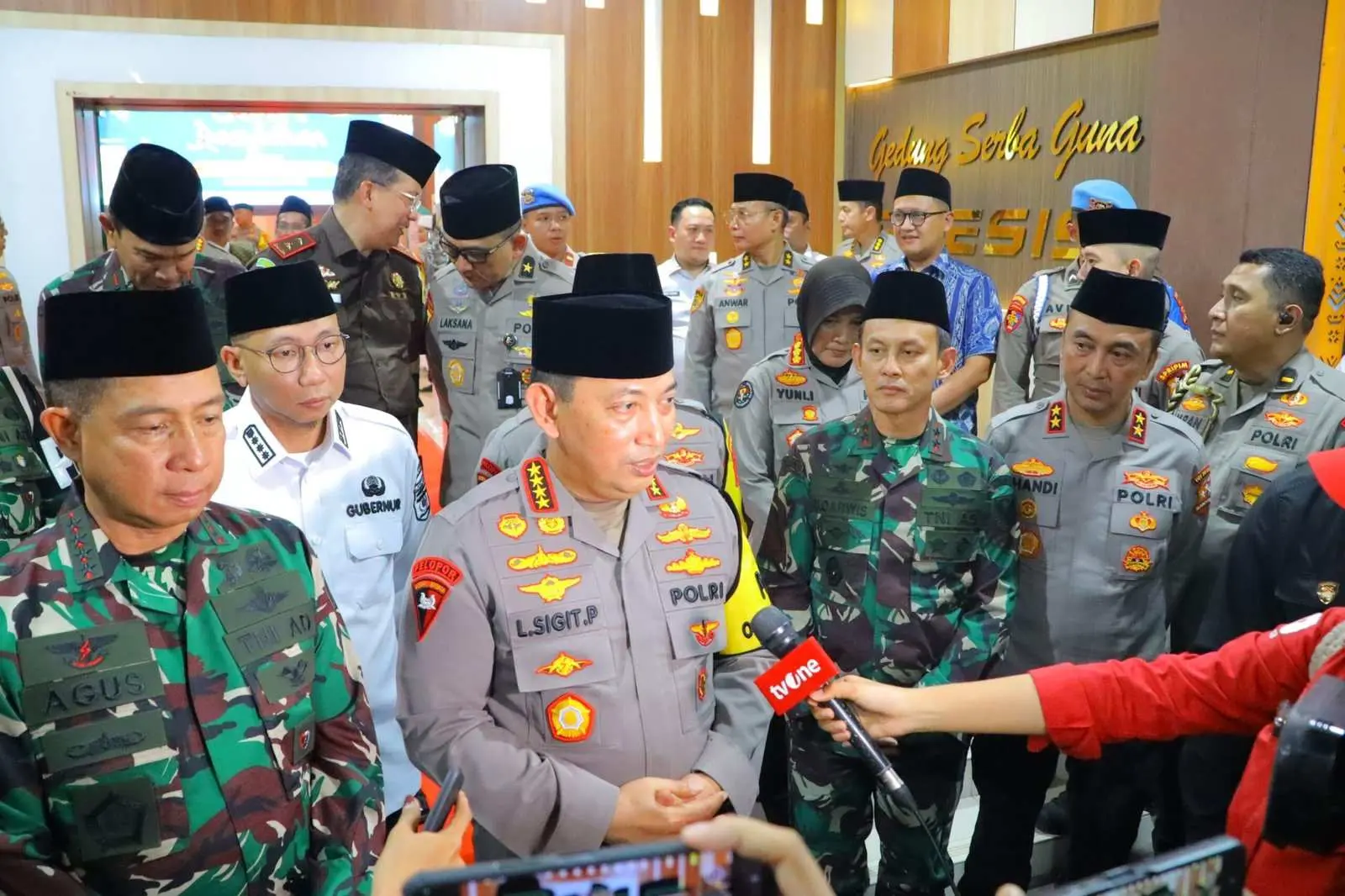 Perkuat Silaturahmi, Kapolri-Panglima TNI Hadiri Safari Ramadhan di Polda Lampung