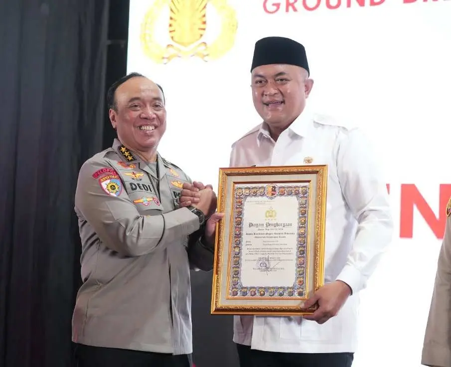 Istimewa! Bupati Bogor Rudy Susmanto Dapat Penghargaan Ini Dari Kapolri