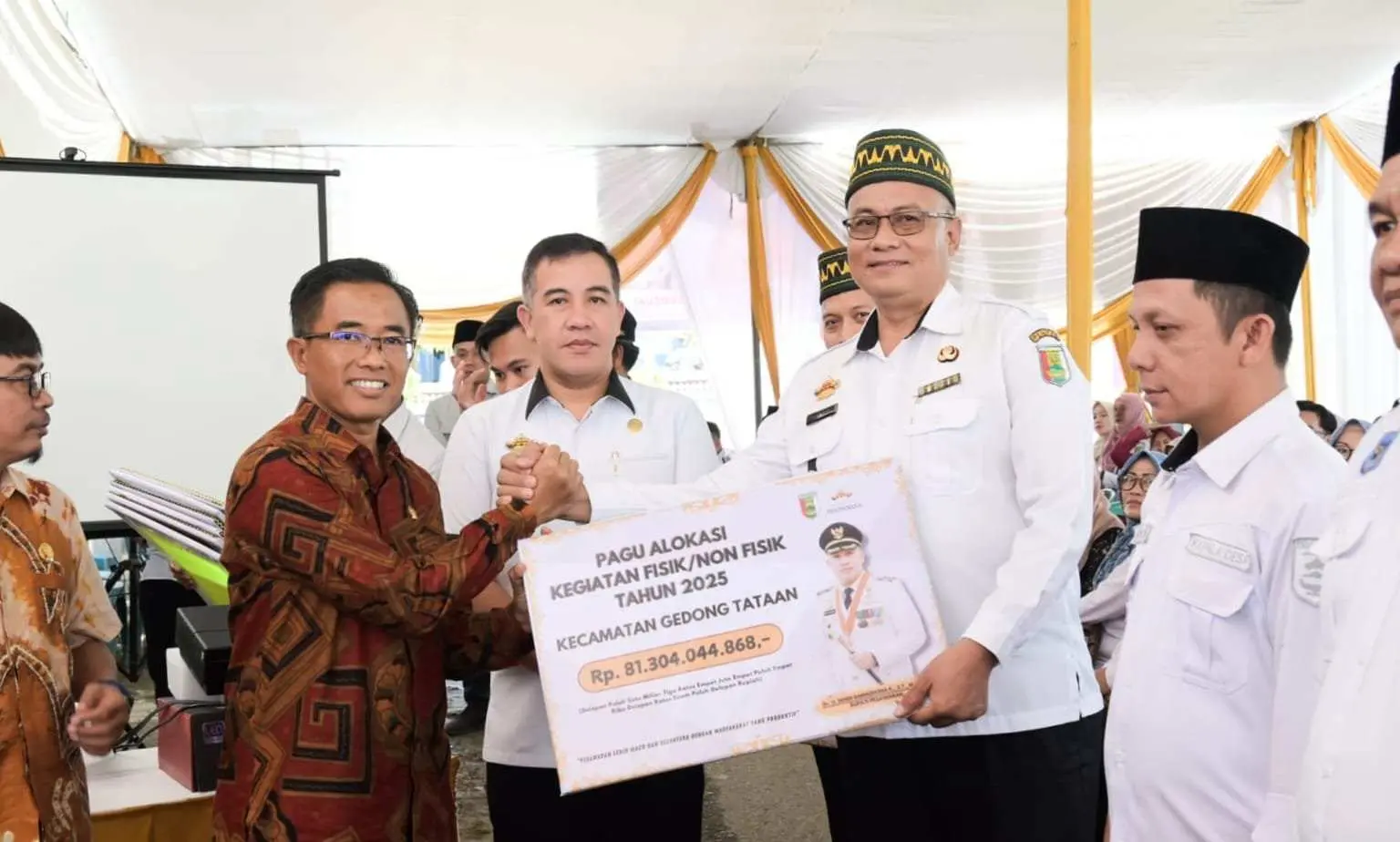 Bupati Hadiri Musrenbang Sekaligus Silaturahmi Ramadan 1446 H di Kecamatan Way Lima dan Gedong Tataan