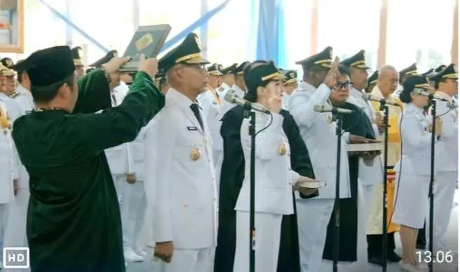 Gubernur dan Wakil Gubernur Lampung Periode 2025-2030 Resmi Dilantik