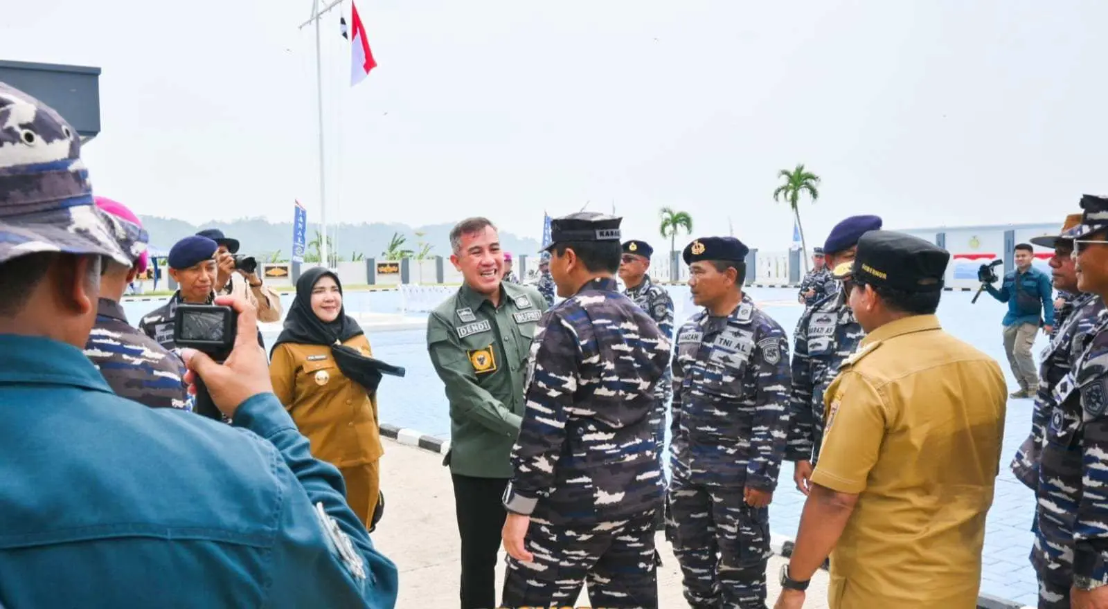 Wujudkan Ketahanan Pangan, TNI AL Batalyon Infanteri 7 Marinir Teluk Pandan Gelar Baksos