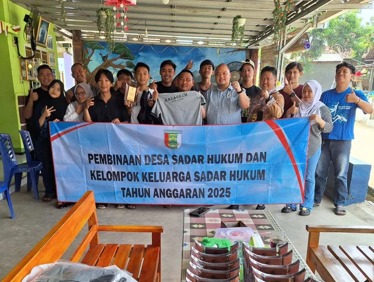 Tingkatkan Kesadaran Hukum, Pemkab Pesawaran Sosialisasikan Desa Sadar Hukum