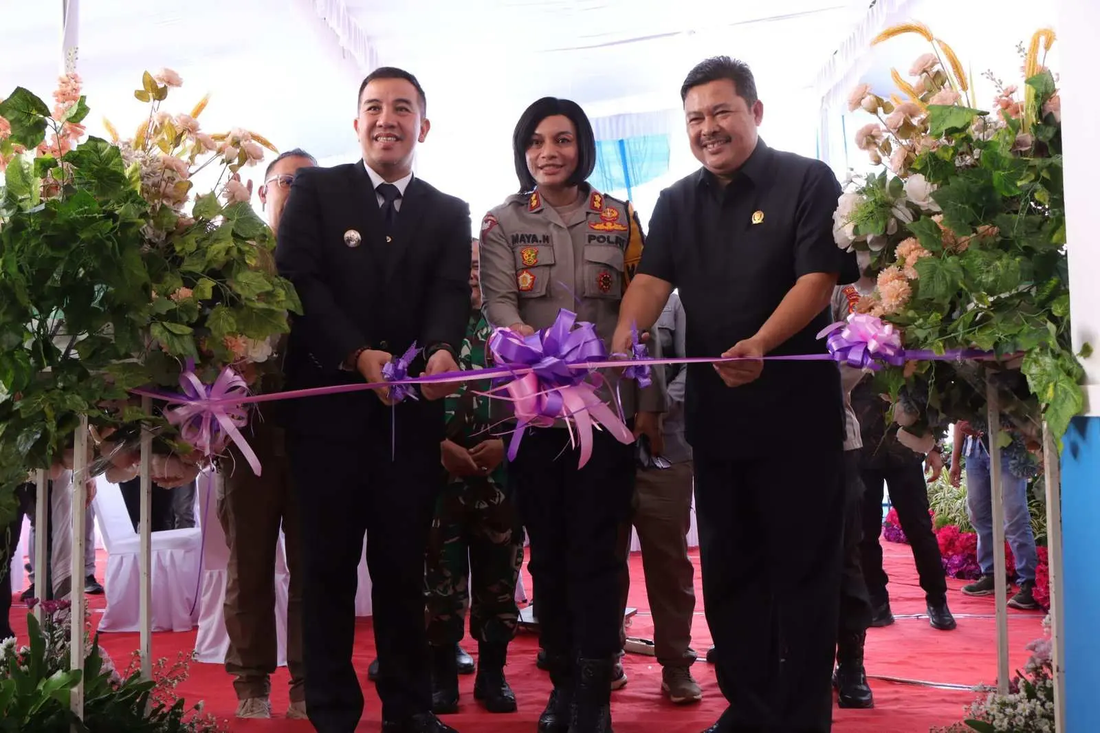 Gedung Unit Gakum Satuan Lalu Lintas Polres Pesawaran Resmi Dioperasionalkan