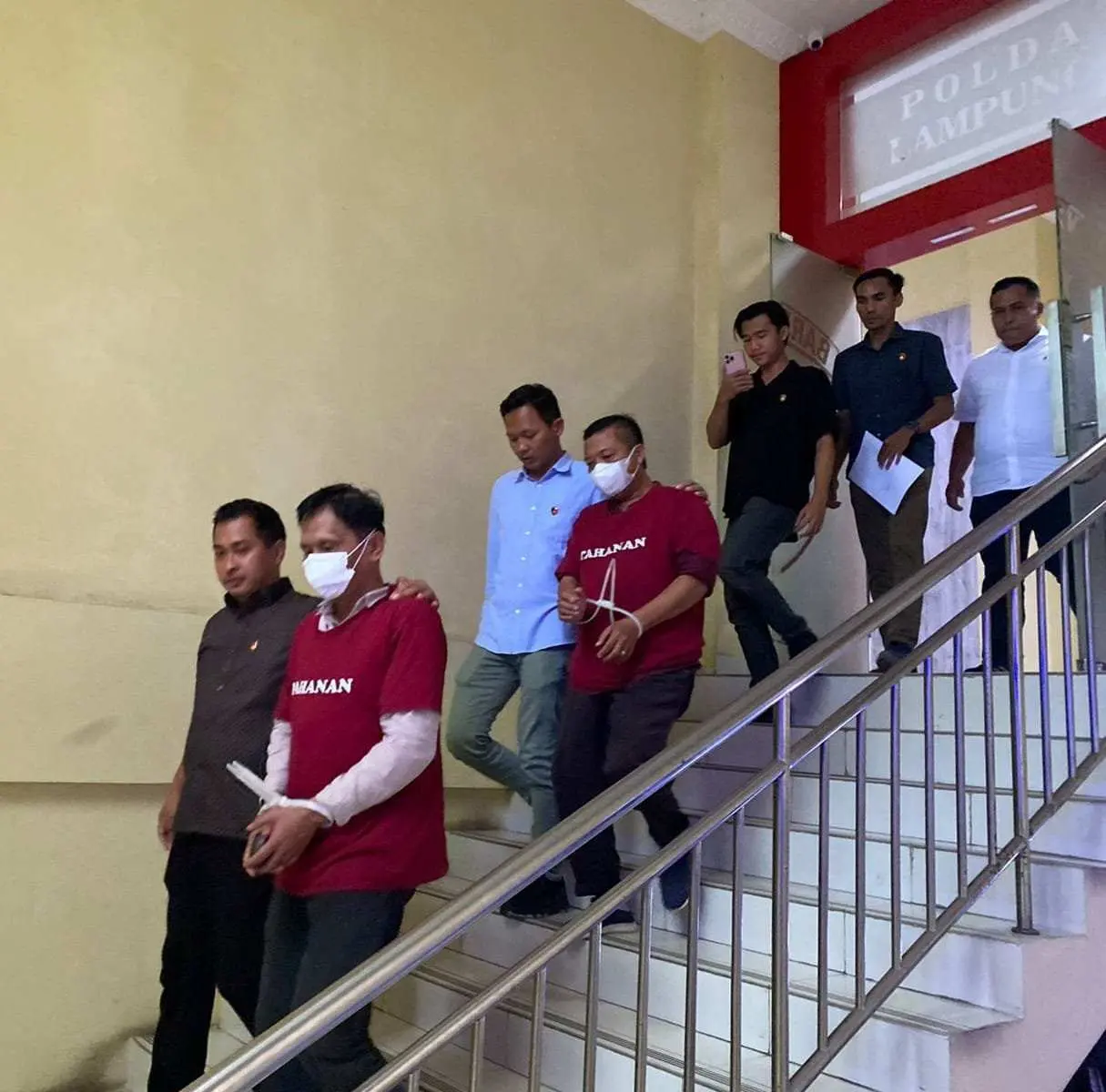 Polda Lampung Tahan 2 Tersangka Korupsi Penyimpangan Dana BUMAKAM di Tulang Bawang 