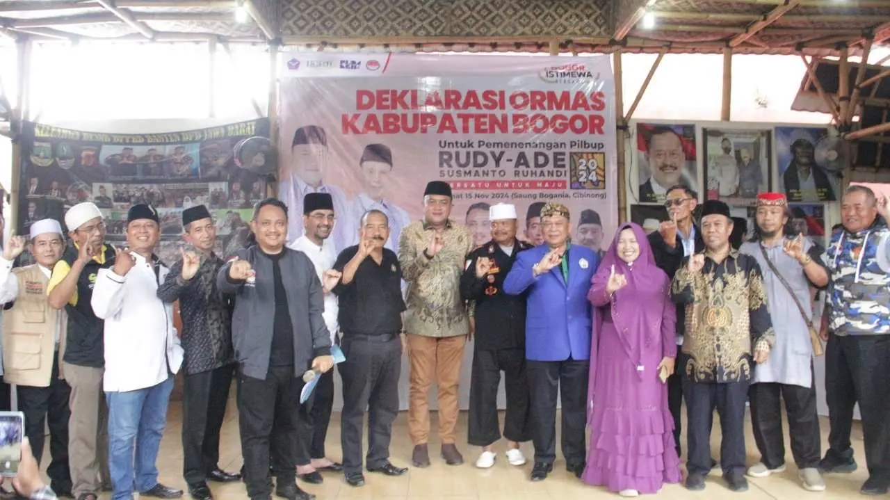 10 Ormas Kompak Nyatakan Dukungan untuk Paslon Rudy Susmanto-Jaro Ade