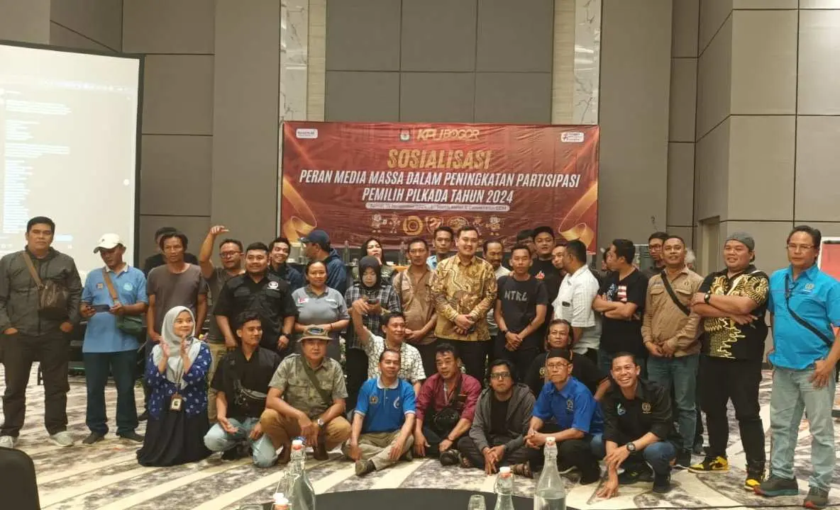 Tingkatkan Partisipasi Pemilih di Pilkada, KPU Kabupaten Bogor Gandeng Media Massa