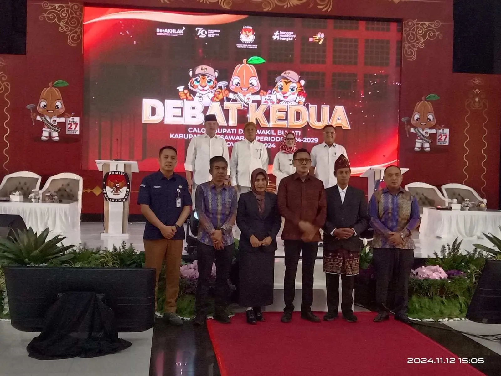 Debat Kedua Calon Bupati dan Wakil Bupati Pesawaran, KPU Minta Paslon Lakukan Ini