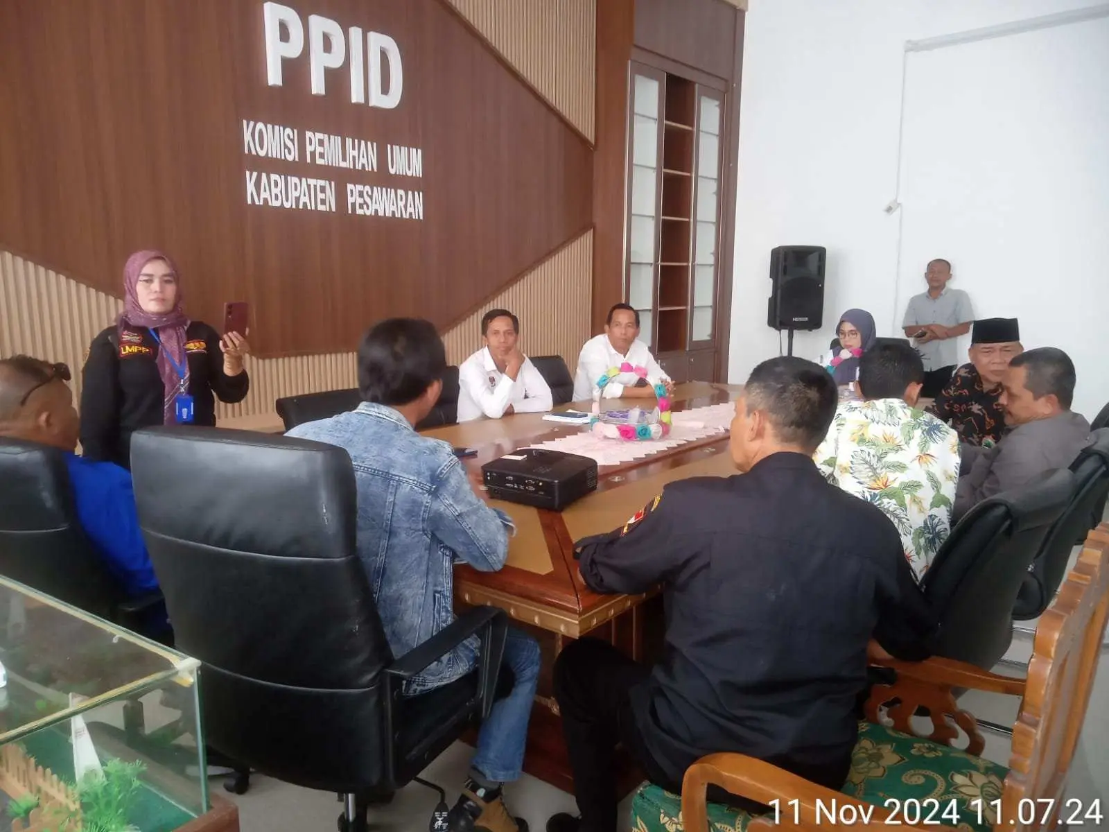 Dinilai Lamban Tangani Kasus Pelanggaran Administrasi, Ormas Dan Lembaga Kembali Datangi KPU Pesawaran