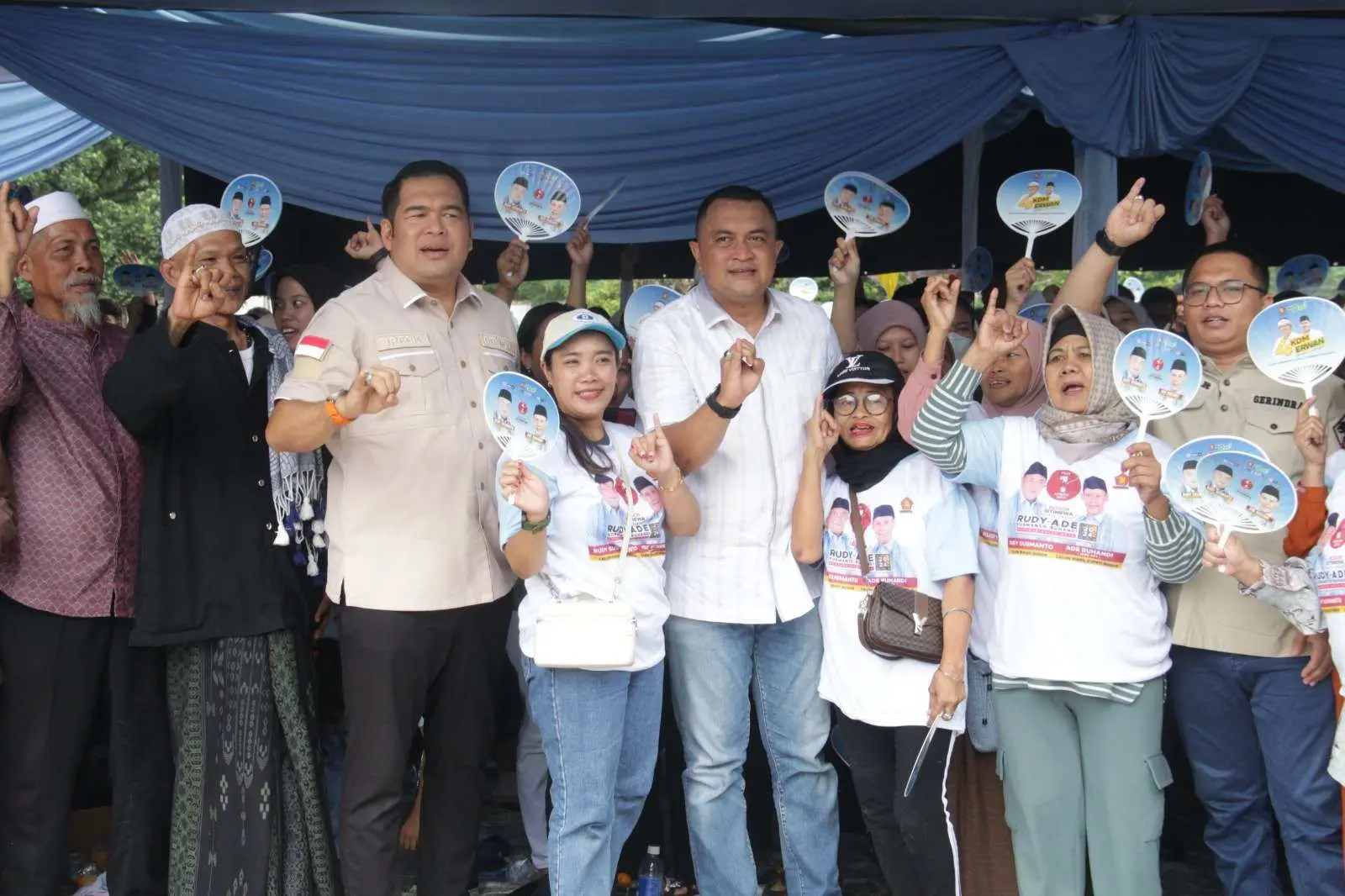 Cabup Bogor Rudy Susmanto Targetkan Kemenangan 85 Persen di Babakan Madang, Halaman Rumah Prabowo