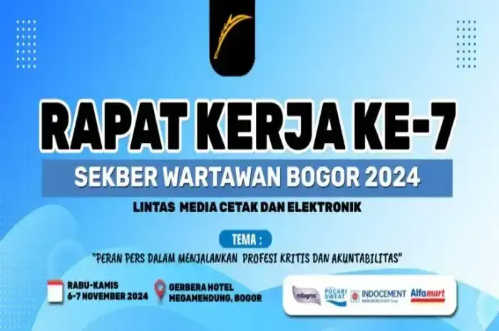 Raker Ke-7 Sekber Wartawan Bogor Bakal Dihadiri Ratusan Jurnalis