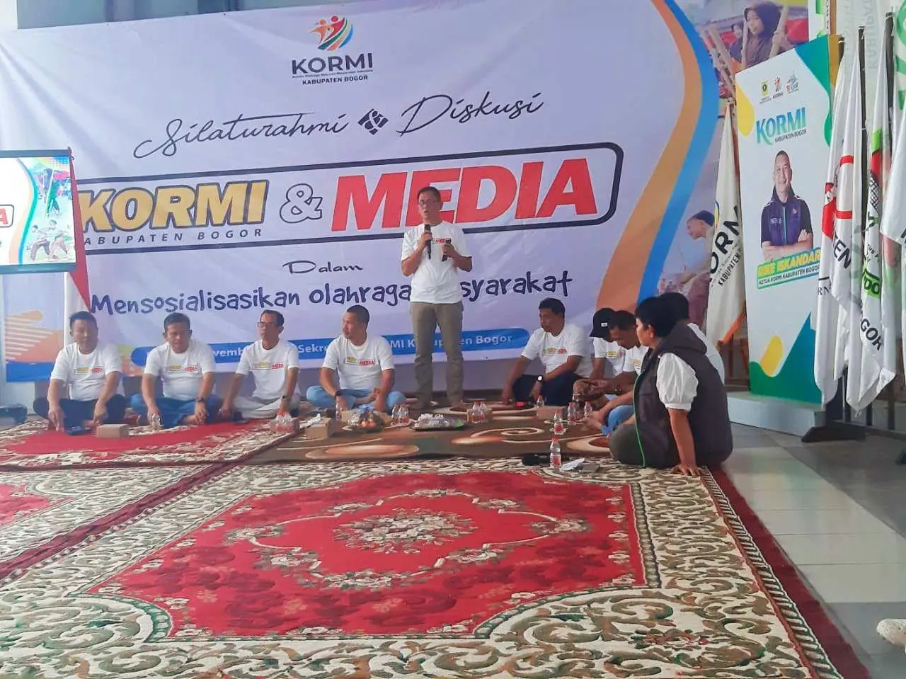 Sosialisasi dan Diskusi Bersama Media, KORMI Kabupaten Bogor Sampaikan Program Unggulan Tahun 2025
