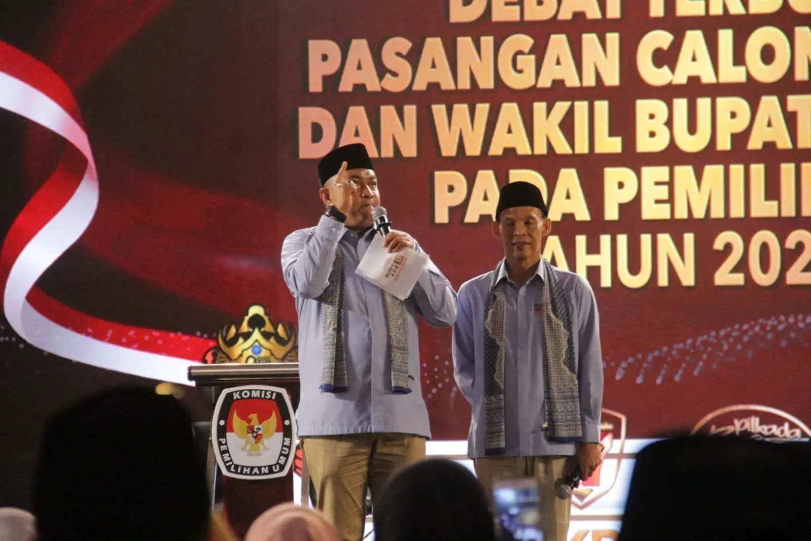 Rudy Susmanto-Jaro Ade Jelaskan Visi Misi Digitalisasi Desa untuk Membangun Kabupaten Bogor di Debat Perdana